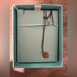 Tiffany & Co Return T&co Small Heart Tag Pendant Necklace Sterling Silver